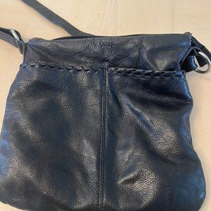 Great American Leather Works Black Leather Shoulder/Crossbody Bag